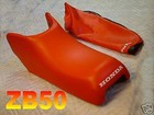 Housse de siège ZB50 neuve Honda 1988 ROUGE CA 026