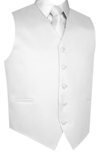 Men's Satin Tuxedo Vest, Tie and Hankie. Formal Dress Wedding Prom Homecoming - Picture 61 of 62