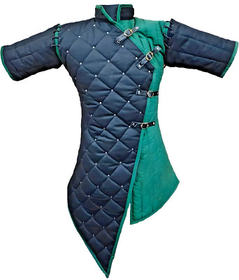Witcher Gambeson Padded Armor | Medieval Thick Jacket LARP SCA Reenact Costume