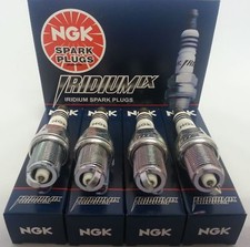 4 x NGK Iridium IX Spark Plugs BKR7EIX Colder Heat Range 7> B16/B18/SR20/EJ25/FE
