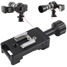Clamp Hot Shoe Mount f Camera Vertical Shoot Quick Release Pate Speedlight Flash