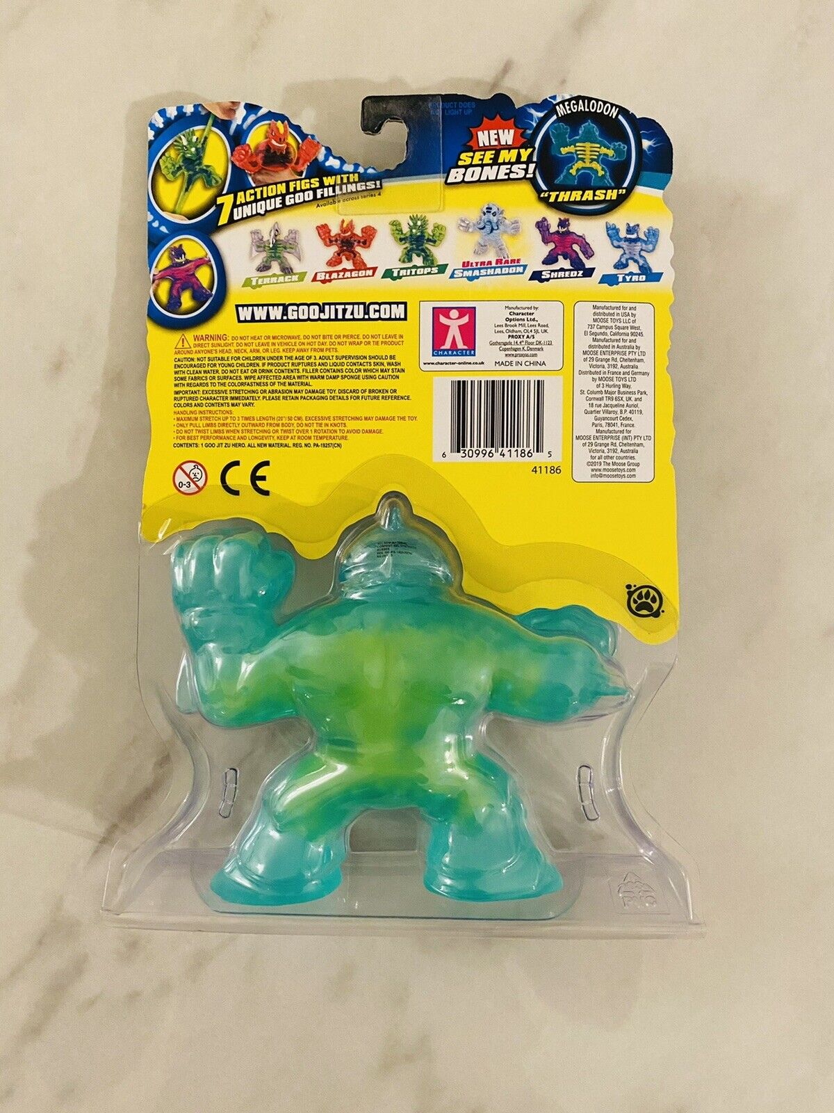 Heroes Of Goo Jit Zu Dino X-Ray Thrash The Megalodon Action Figure Moose  Toys