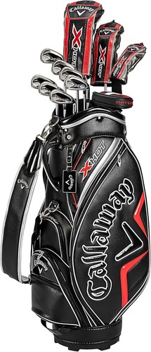 Callaway X HOT Men's Club 11pcs Caddy Bag Set 2021 Steel Shaft Flex Stiff - Picture 12 of 12