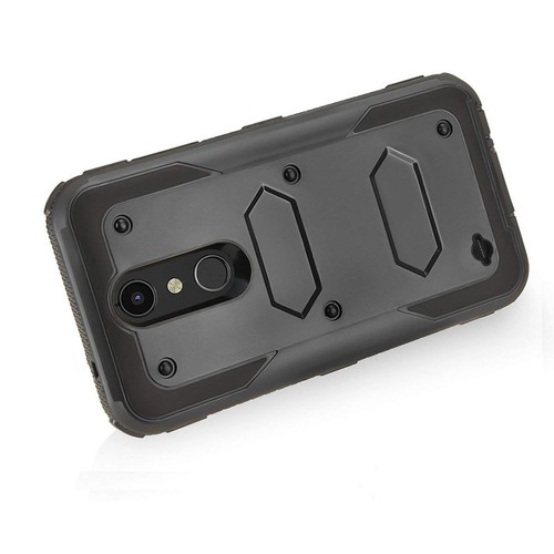 Funda híbrida con clip para cinturón con protector de pantalla para LG lv5 2018 - Imagen 12 de 29
