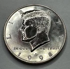 1998-D Kennedy Half Dollar 50cent Coin from US Mint Set. Uncirculated BU