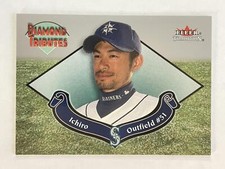 2002 Fleer Tradition #14DT Ichiro Suzuki Diamond Tributes Seattle Mariners