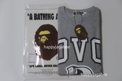 A BATHING APE Men's BAPE x OVO GENERAL TEE 1J73110919 Black A BATHING APE Men's BAPE x OVO GENERAL TEE 1J73110919 Black