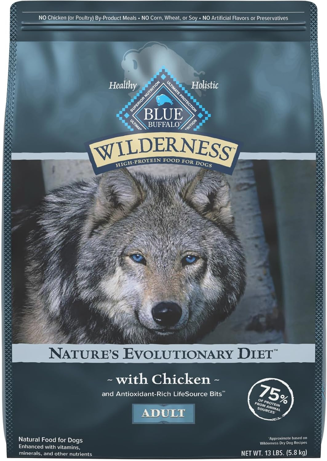 For Adult Dogs, Chicken Recipe, 13-lb.