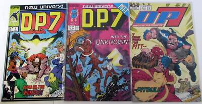 DP7 Lot of 3 #4, 18, 20 Marvel (1987) VF/NM 1st Print Comic Books