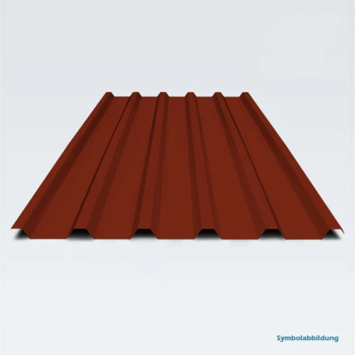 Trapezbleche Rot Dachbleche Vlies 3,10m - 3.36 m² (18,89 € */ 1 m²) - Bild 1 von 1