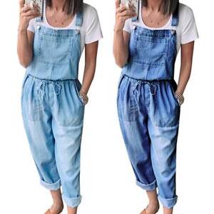 baggy denim jumpsuit