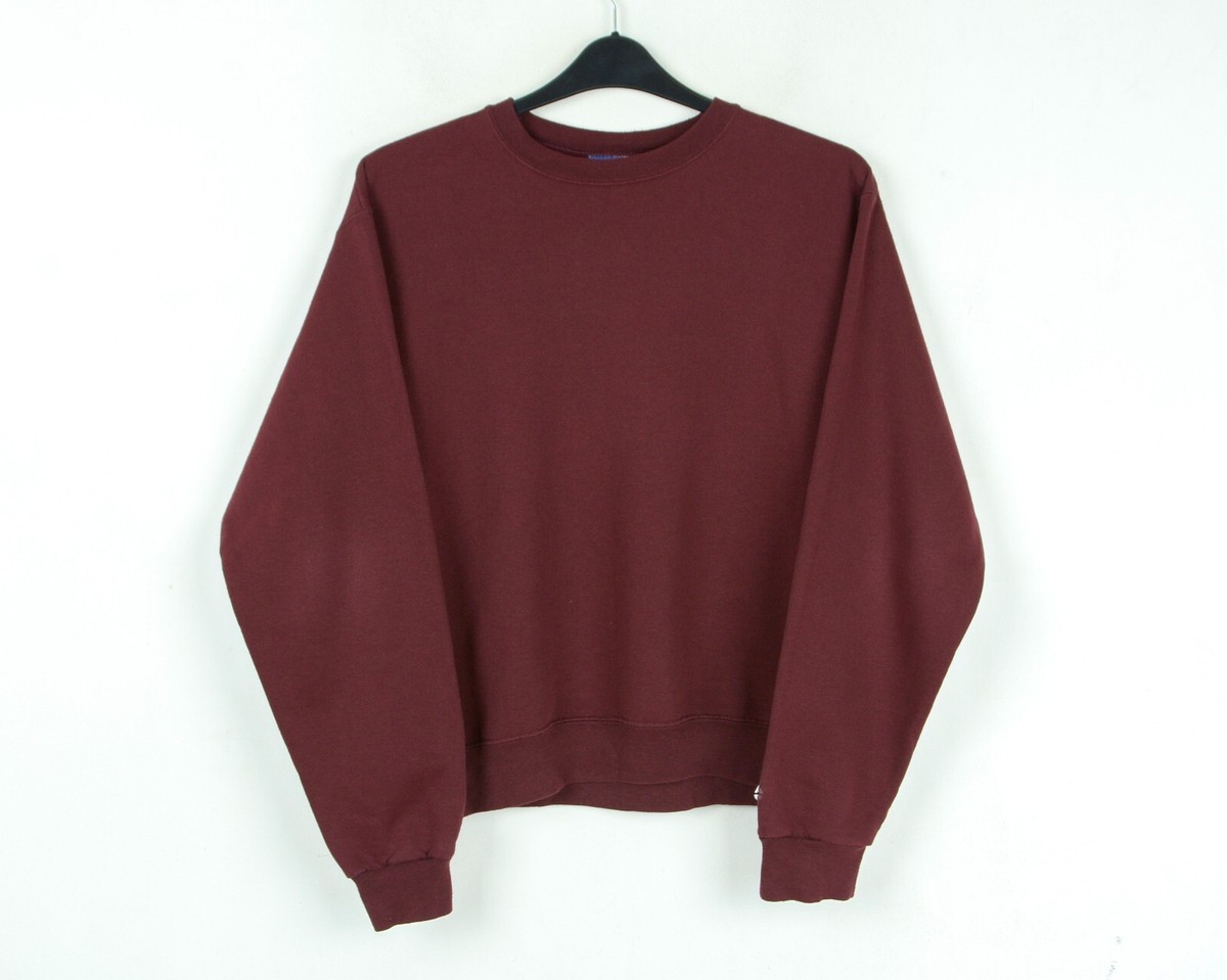 Champion Men S Sweatshirt Jumper Pullover Streetwear Burgundy