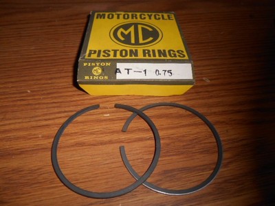 NOS MC 0.75mm 3rd O/S Brand Piston Rings Fits Yamaha AT-1 AT1 248-11601-30 Japan