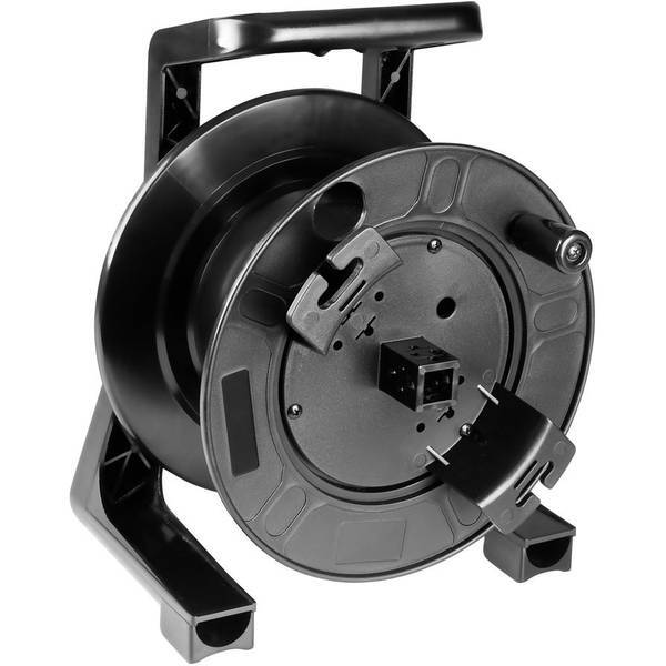 Adam Hall 70224   Bobina avvolgicavo Nero