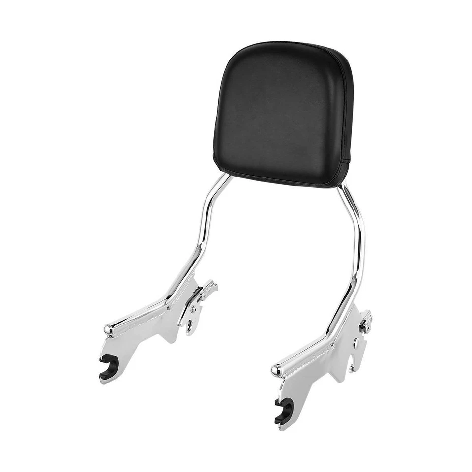 Respaldo barra Sissy negro/cromo apto para Harley Softail Heritage Classic 2018-25 Foto 2 de 4