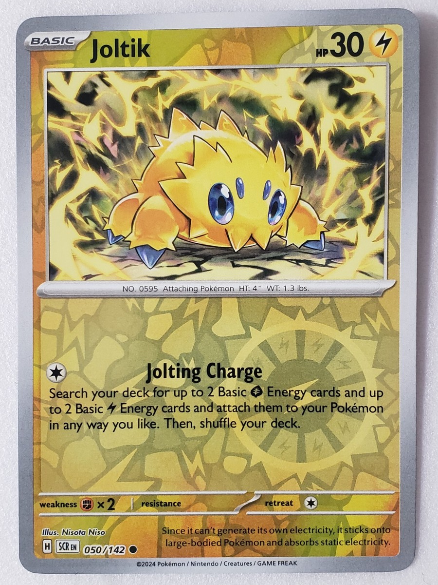 jew pokemon card REVERSE HOLO Joltik 050/142 NM / M - Stellar Crown $2 Combined Ship Barraskewda SV032/SV122 Shining Fates NM