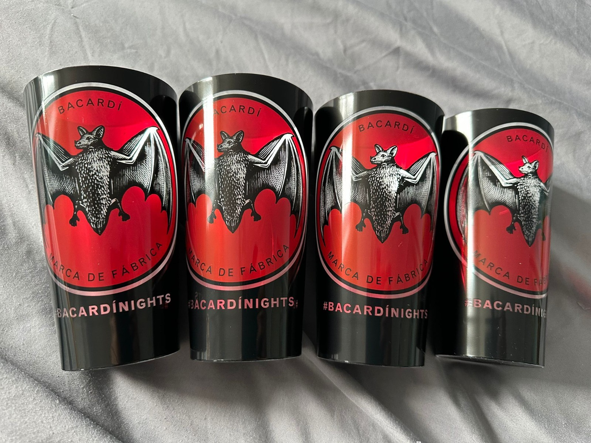 Bacardí LEDライト バットロゴ 非売品 Bacardí LEDライト バットロゴ