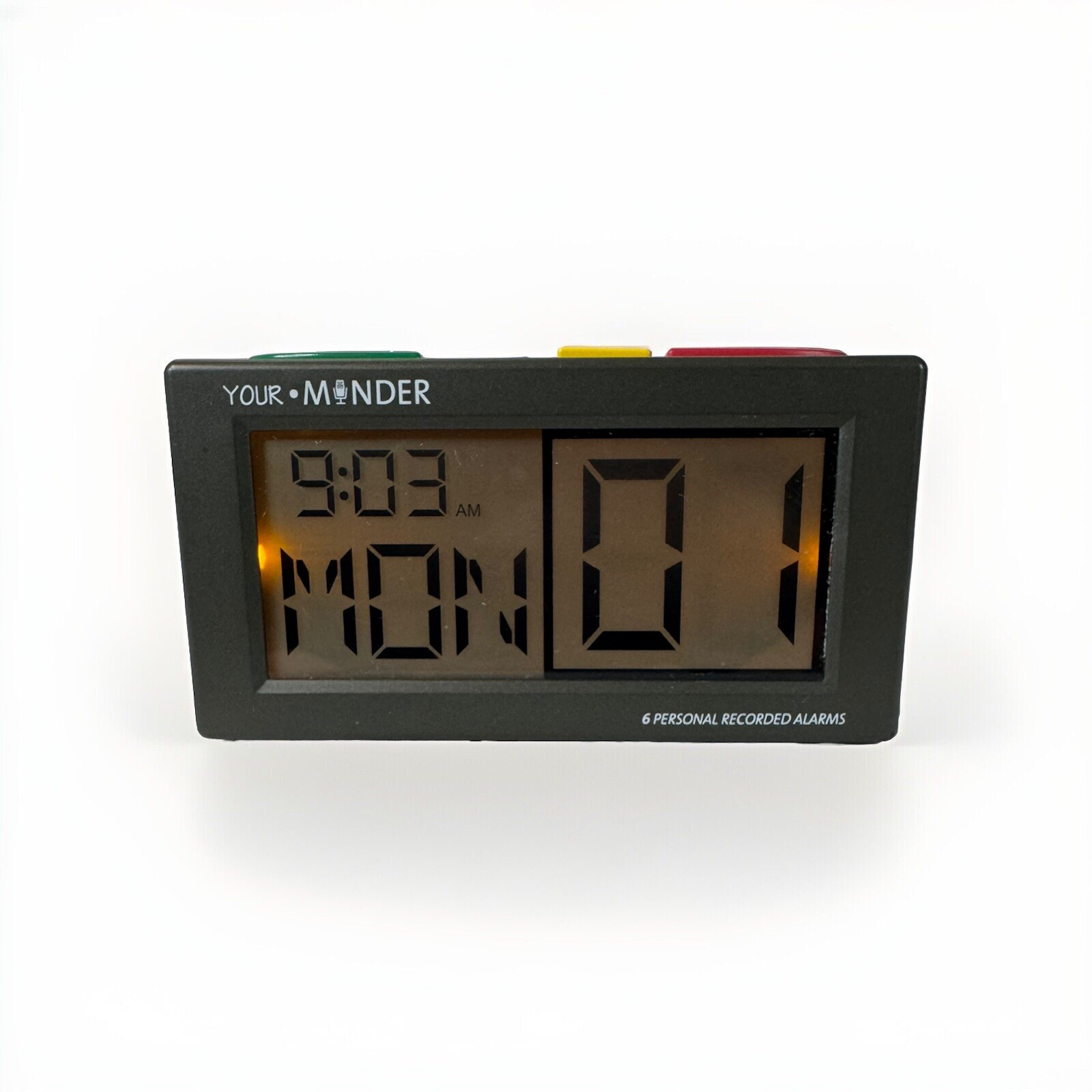 MedCenter Talking Personal Recording YOUR MINDER Alarm Clock