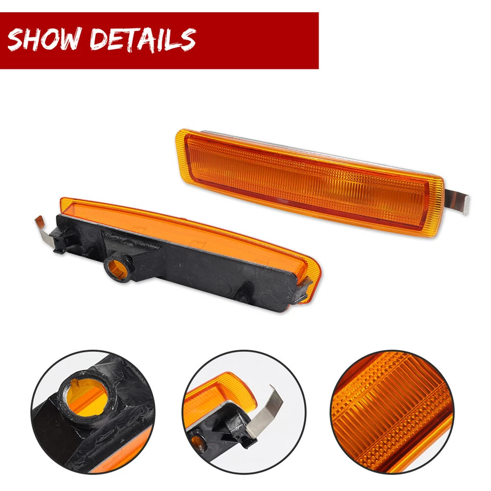 Luces de señalización laterales de esquina delantera ámbar para BMW Z3 M 1996-2002 cupé Foto 3 de 4