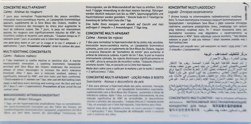 Thalgo COLD MARINE CREAM Multi Soothing Concentrate 7 x 1.2ml New In Box $50 Foto 2 de 3