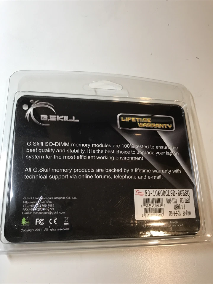 G.skill So-dimm Memory 16gb (2x8gb) - Image 2 of 2