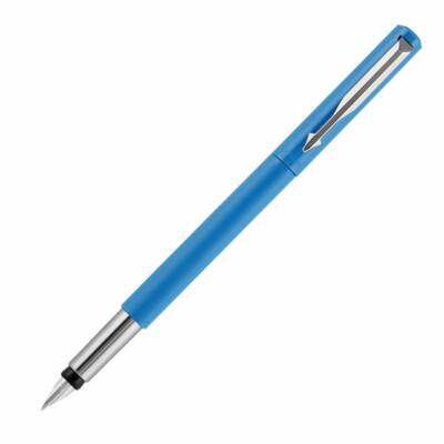 Parker Vector Standard CT Fountain Pen Blue Body - 3 ink cartridges No Converter