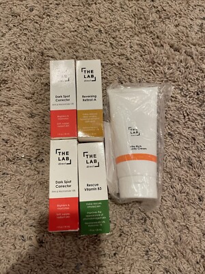 Lot of 5 The Lab Direct Skin Care Dark Spot Corrector,Retinol A,VitaminB,Cream