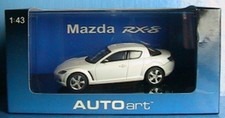 AUTOart Mazda RX-8 White LHD Auto 1:43 55905 Diecast Sport Car New