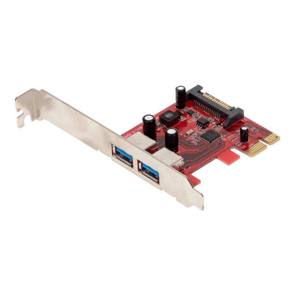 Addonics D108-2-10B Pcie x1 USB 3.0 Mappa - Immagine 2 di 3