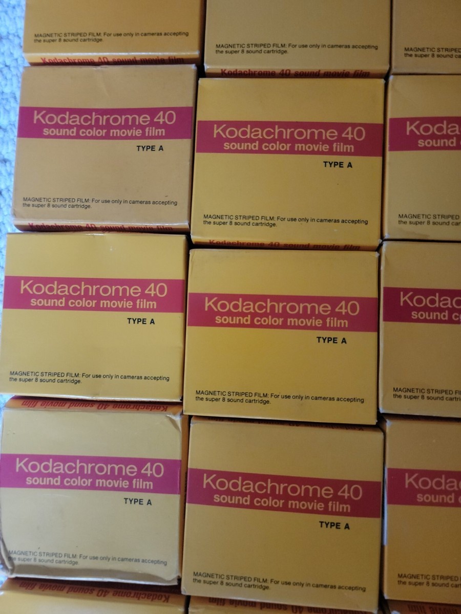 Kodak Kodachrome K40 Sound Super 8 mm Color Movie Film Type