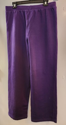 LSU Tigers Pants Purple Joggers 34 to 42 stretch Waist w/ Drawstring - 32 Inseam - Picture 3 of 5