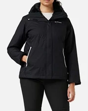Columbia Womens 2X BUGABOO II Fleece Interchange JACKET Black 2XL XXL Coat