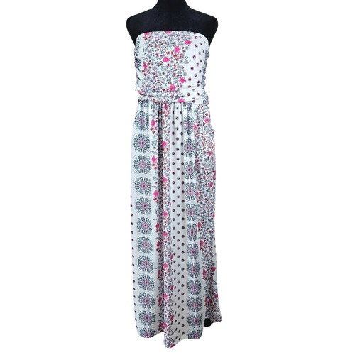 dress the population grace Dress the Population Grace Silver Sequin Dress Floral Sheer Long Sleeve  Size L