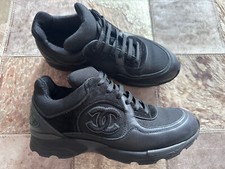 Chanel Sneaker Gr 38 Schwarz RARITÄT ORIGINA...