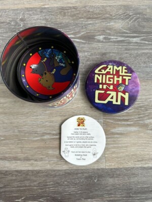 Game Night In A Can 100% Complete Team Creative Contest Skill Challenges  