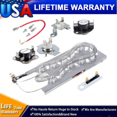 #ad Heater Heating Element Kit 3387747 For Kenmore Elite HE4 Whirlpool Amana Maytag $32.59