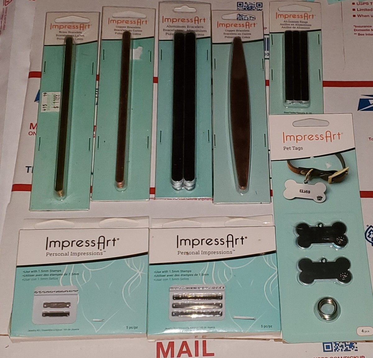 Lot Géant De 730 Timbres Métal Vierges ImpressArt - Alphabets & Outils Pour Estampage Créatif
