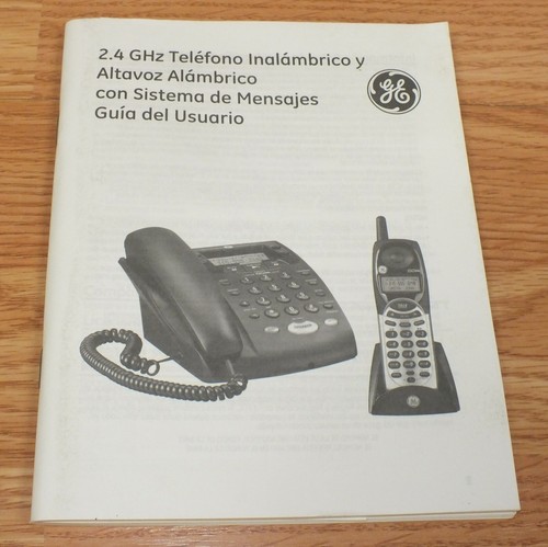 Replacement Manual FOR GE (27881) 2.4GHz Corded Telephone Base w/Speakerphone - Picture 3 of 3