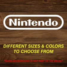 Nintendo Logo Vinyl Decal Sticker Choose Size & Color