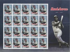 US SCOTT 5908 SHEET OF 20 HANK AARON FOREVER STAMPS MNH