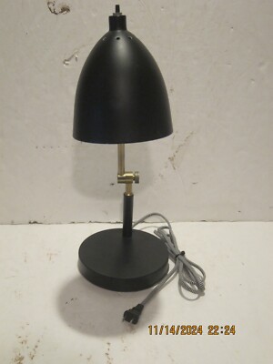 H-Welldone HW-T3047E BRASS + BLACK S.S. Desk Lamp W/Adjustable