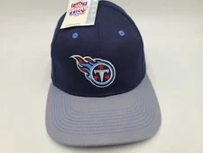 Vintage Tennessee Titans NFL Gameday Drew Pearson Marketing Snapback Hat Cap Men