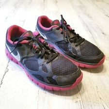 Nike Flex 2012 Run RN Womens Sz 10 Black Pink Running Training Shoes Sneakers