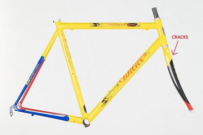 WILIER COMPETITION EASTON ELITE 7005 FRAME SET VINTAGE MERCATONE