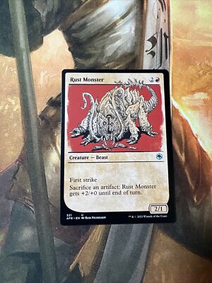 x1 Rust Monster AFR MTG 321/281 UNCOMMON SHOWCASE M/NM 1x