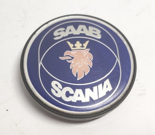 SAAB Scania 4566311 Factory OEM Center Wheel Hub Caps Rim Dust Covers (X3) - Picture 6 of 7