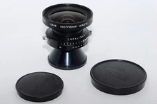 Schneider Super-Angulon 90mm f8  4x5 wide angle lens. Copal #0 Shutter. Caps.