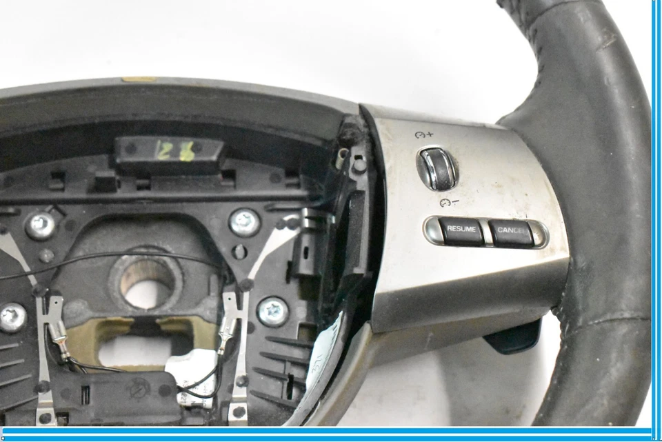 09-11 Jaguar XF Front Left LH Driver Side Ivory Steering Wheel OEM - Image 2 of 4