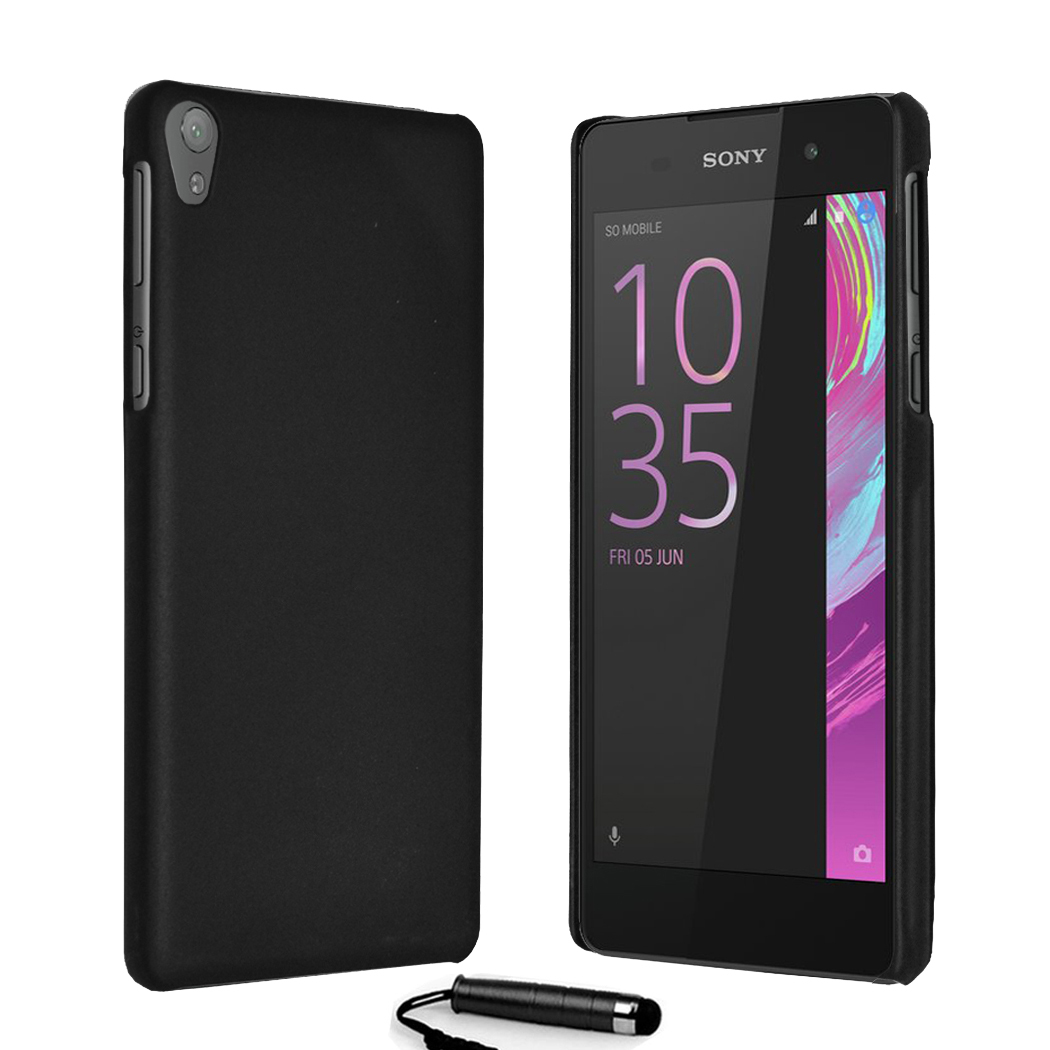 Coque Rigide + Film écran + Stylet Pour Sony Xperia E5 - Neuf - Protection Complète