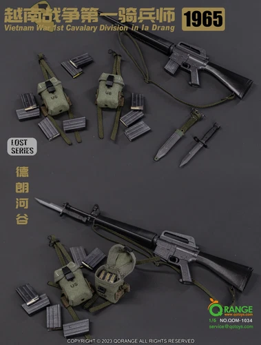 Figura 1/6 QORANGE QOTOYS QOM-1034 Guerra de Vietnam Ejército de los Estados Unidos 1ª División de Caballería - Imagen 21 de 22